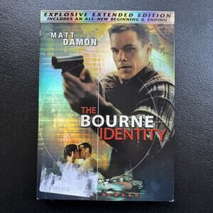 The Bourne Identity - Extended Edition Full Screen DVD - Used - Good